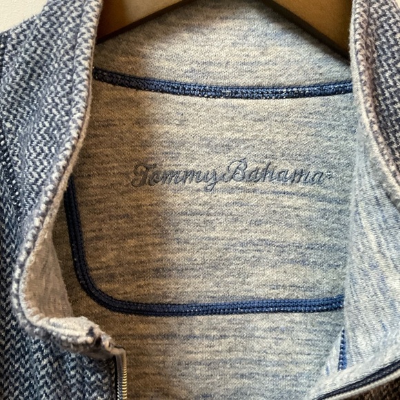Tommy Bahama Reversible Half Zip Pullover - Picture 5 of 7